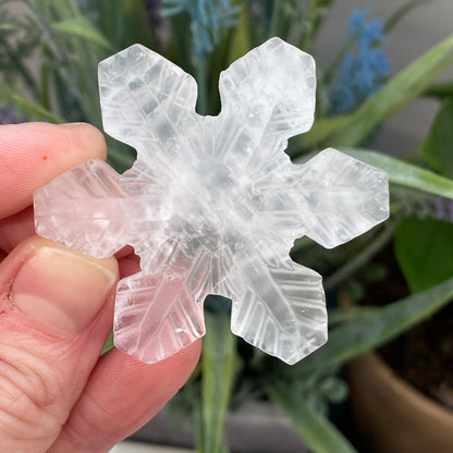 Quartz Crystal Snowflake
