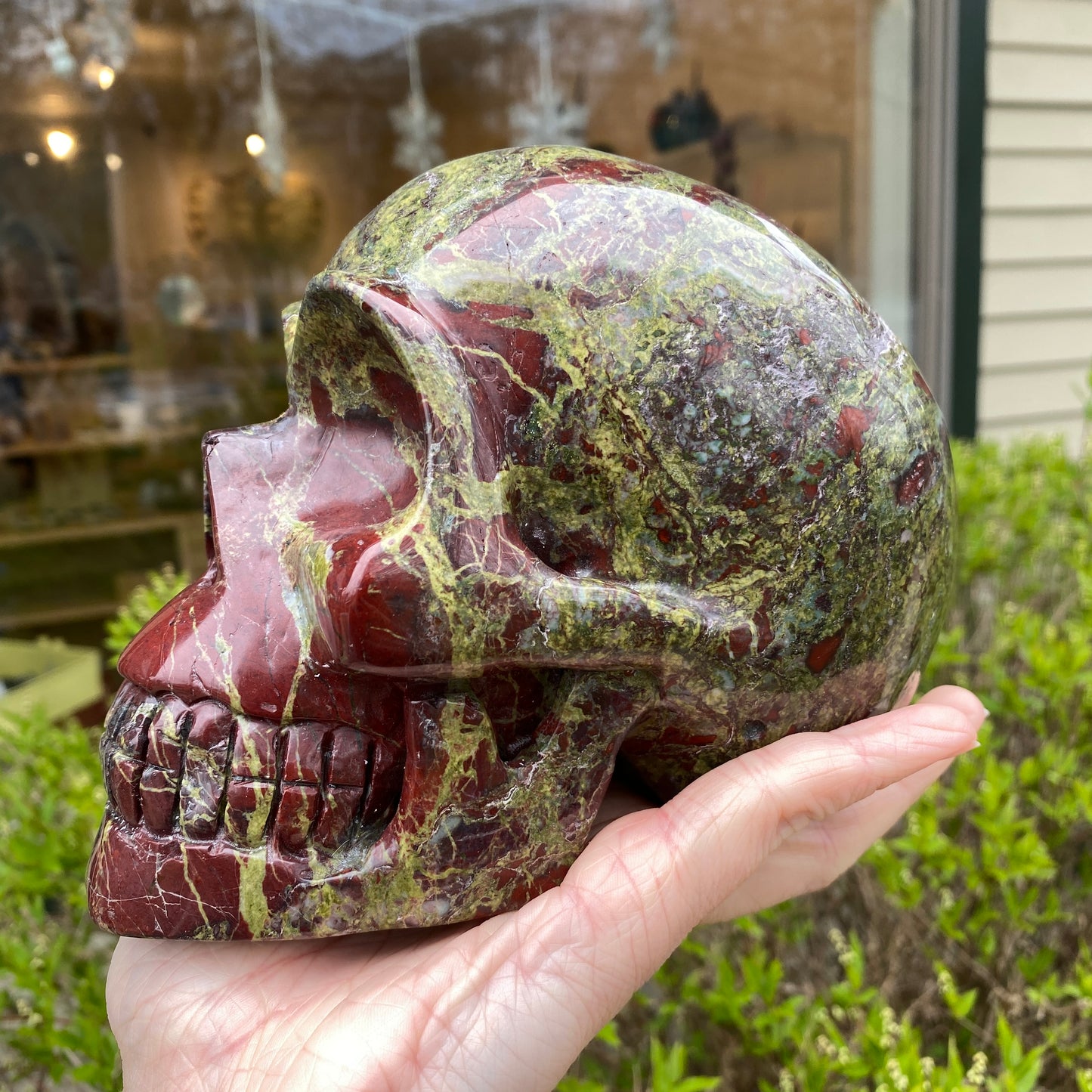 Dragon's Blood Skull, Large, 6in