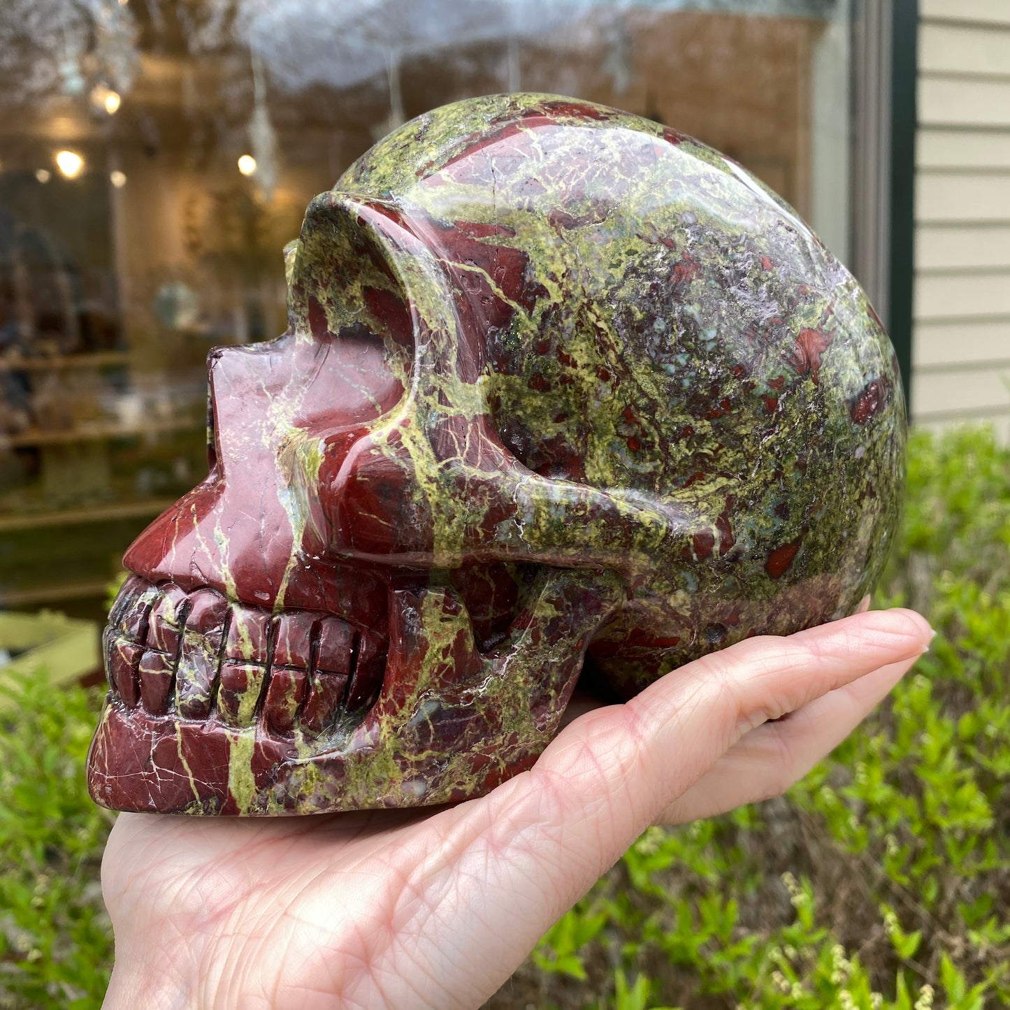 Dragon's Blood Skull, Large, 6in