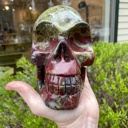 Dragon's Blood Skull, Large, 6in