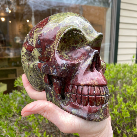 Dragon's Blood Skull, Large, 6in