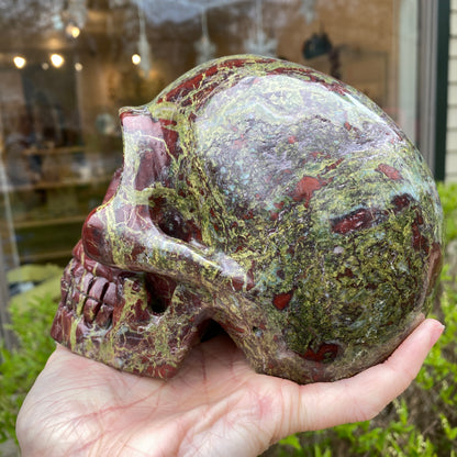 Dragon's Blood Skull, Large, 6in