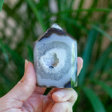 Agate Geode Tower, Natural Color