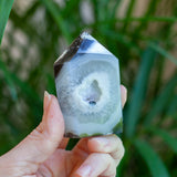 Agate Geode Tower, Natural Color