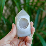 Agate Geode Tower, Natural Color