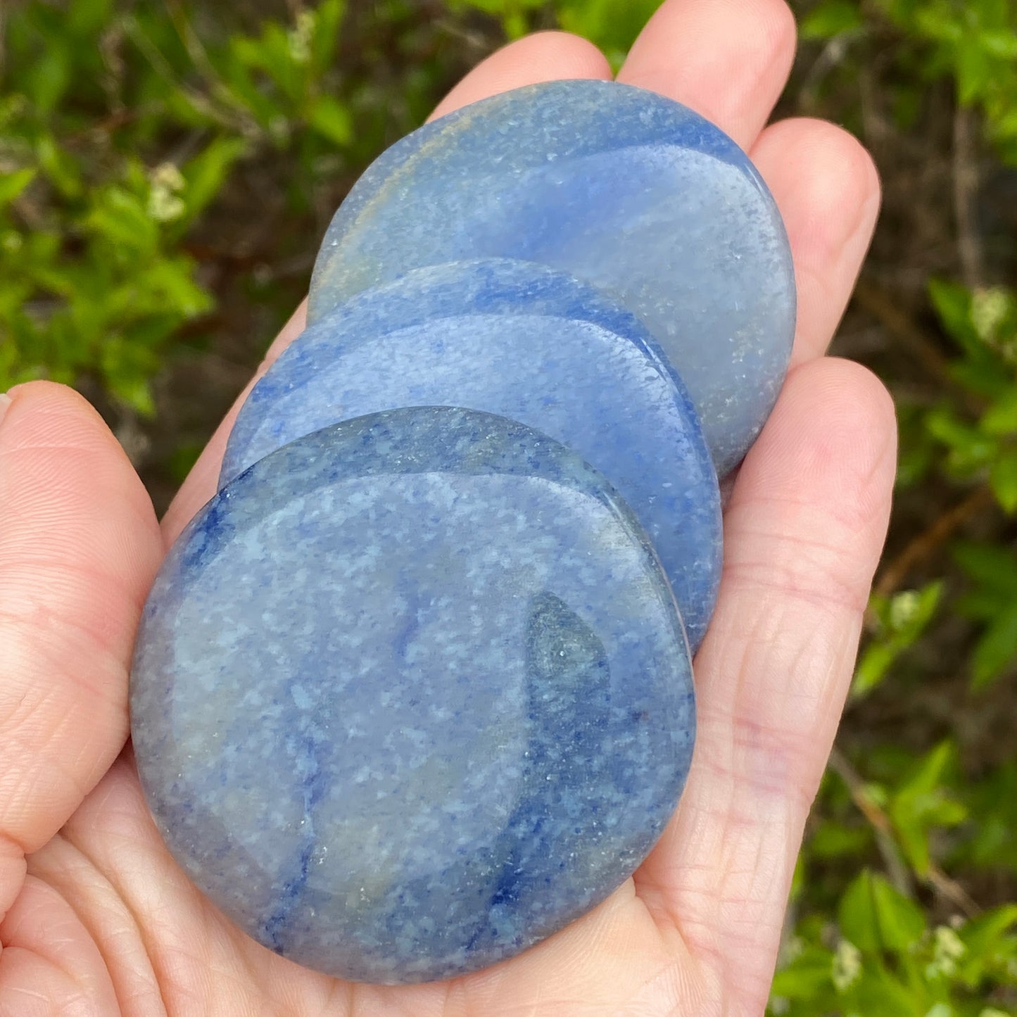 Dumortierite Worry Stone
