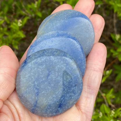 Dumortierite Worry Stone