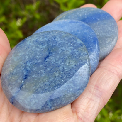 Dumortierite Worry Stone