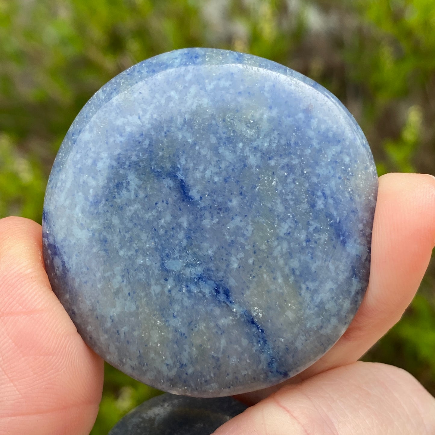 Dumortierite Worry Stone