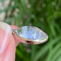 Rare Dumortierite in Quartz Pendant