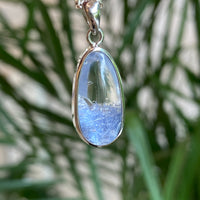 Rare Dumortierite in Quartz Pendant