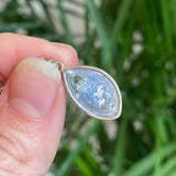 Rare Dumortierite in Quartz Pendant