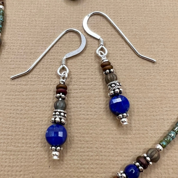 Earthrise Lapis Jewelry Collection, Handmade in Wisconsin