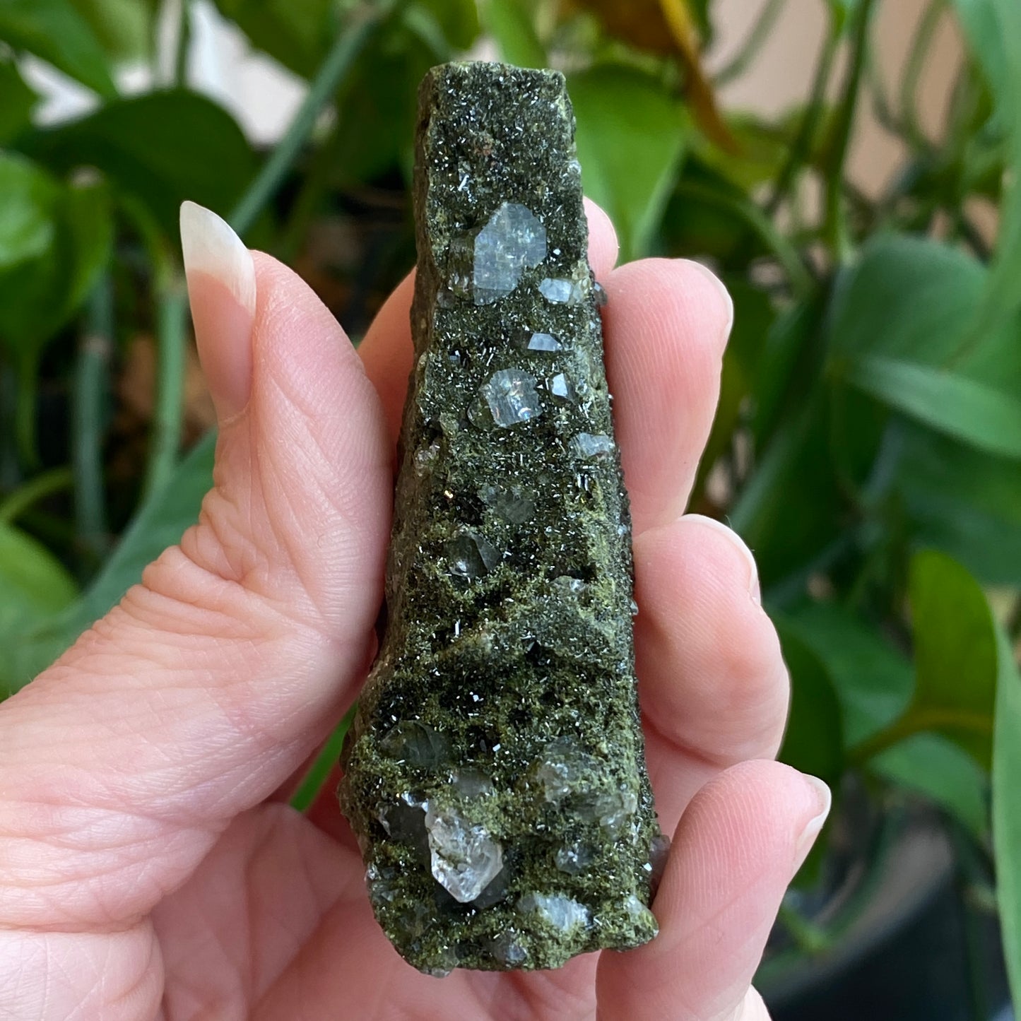 Epidote on Quartz, Turkey, New Deposit