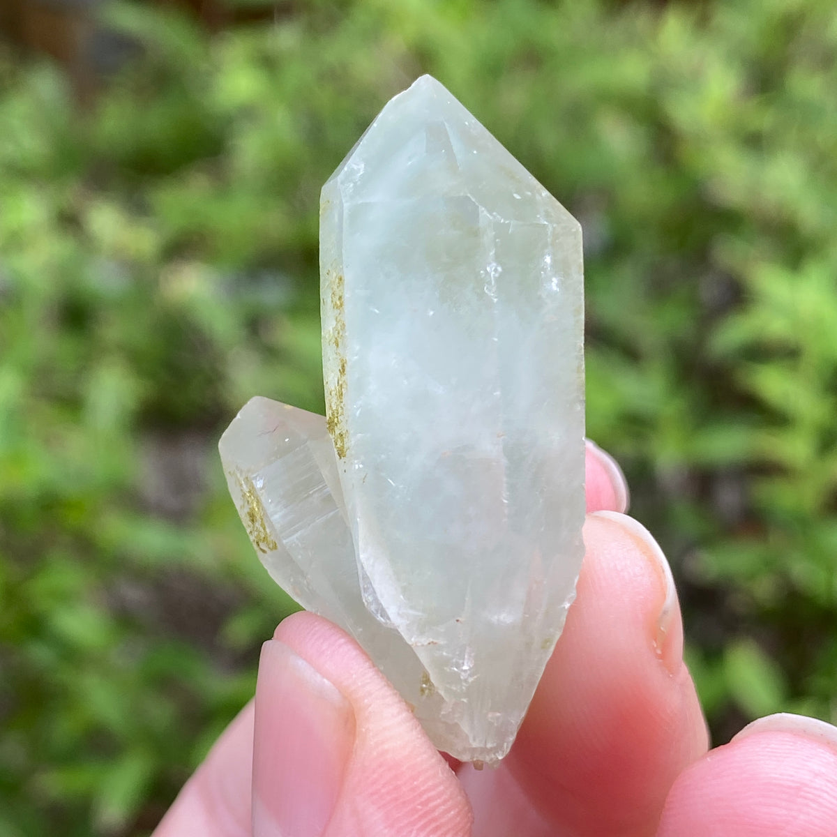 Lime Epidote on Quartz, Turkey