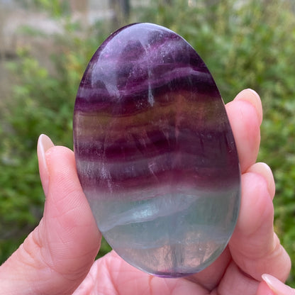 Candy Fluorite Palm Stone