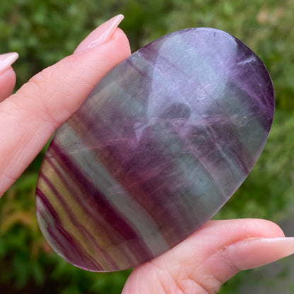 Candy Fluorite Palm Stone