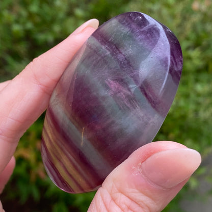 Candy Fluorite Palm Stone