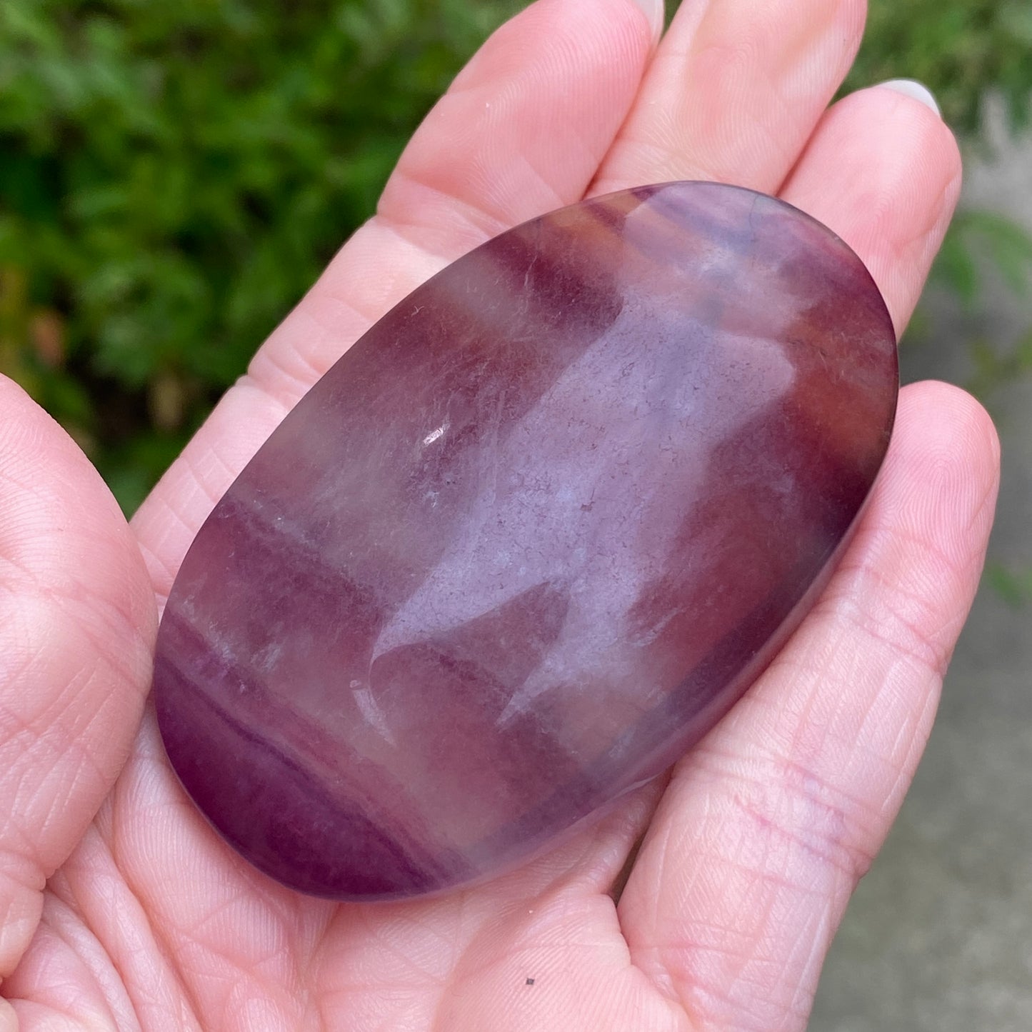 Candy Fluorite Palm Stone