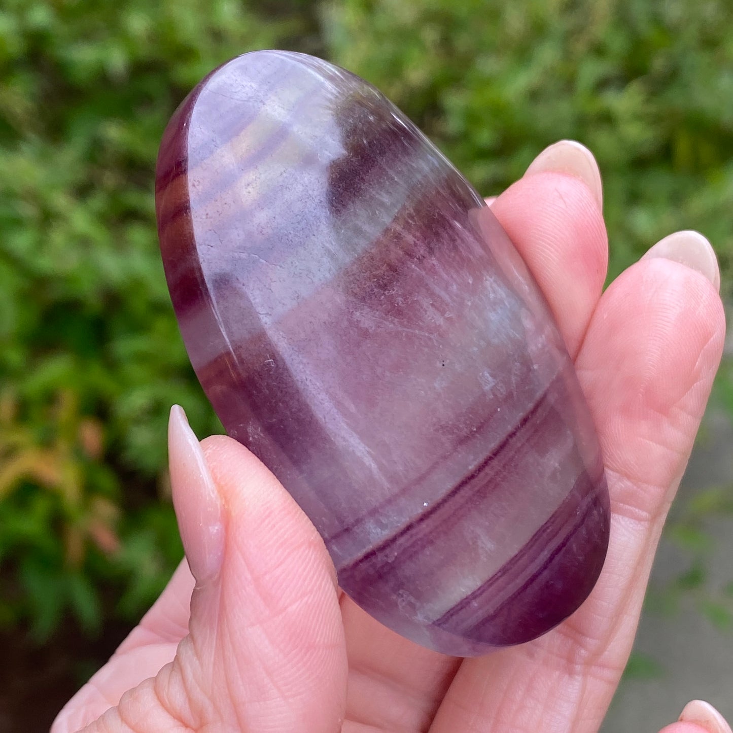 Candy Fluorite Palm Stone