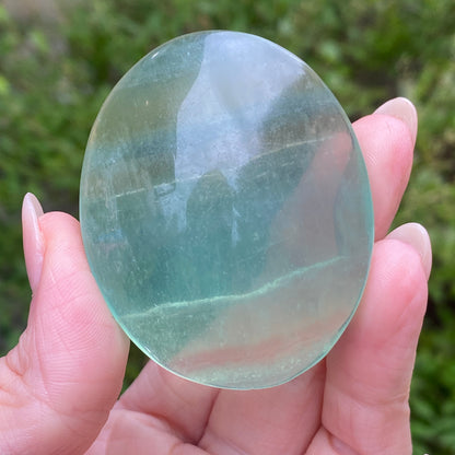 Candy Fluorite Palm Stone