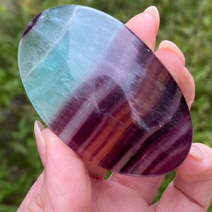 Candy Fluorite Palm Stone