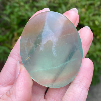 Candy Fluorite Palm Stone