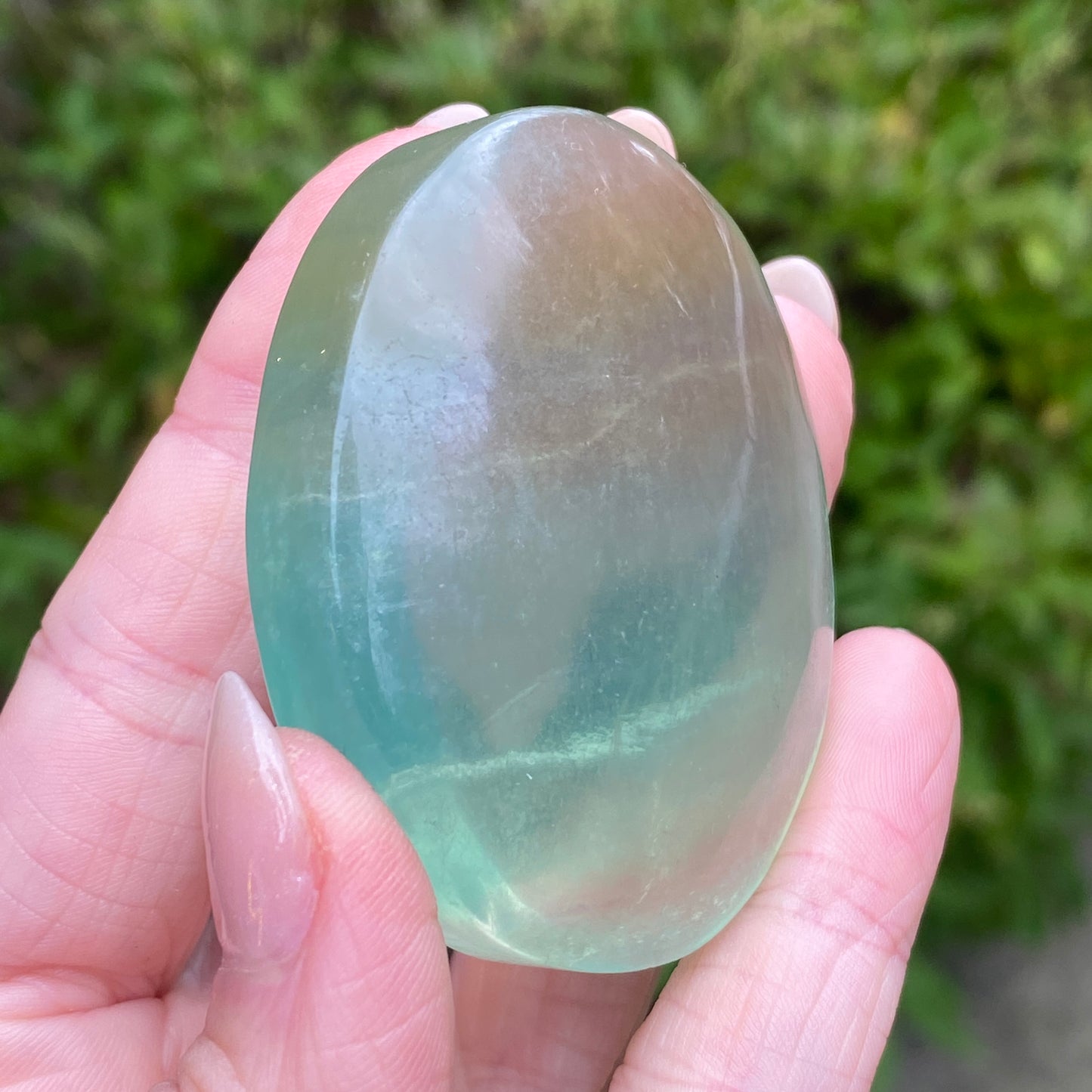 Candy Fluorite Palm Stone