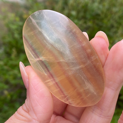 Candy Fluorite Palm Stone