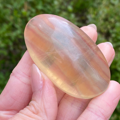 Candy Fluorite Palm Stone