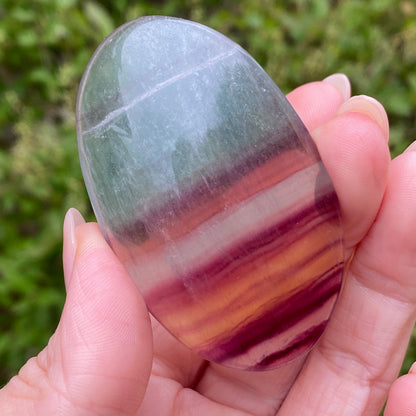 Candy Fluorite Palm Stone