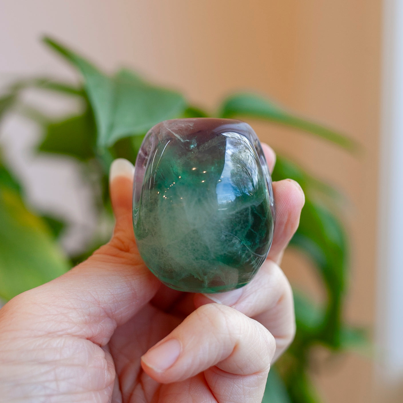 Rainbow Fluorite Skull