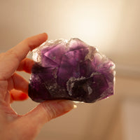 Purple Cubic Fluorite Specimen