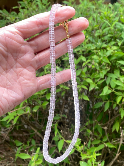 French Rose Amethyst Necklace