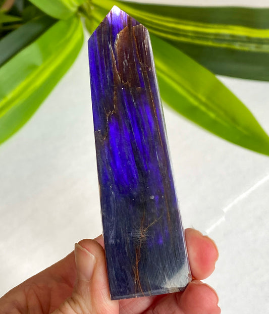 Gem Lepidolite Tower