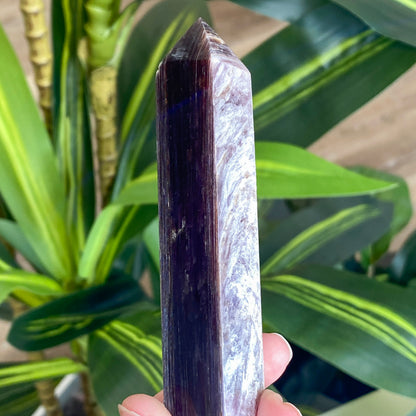 Gem Lepidolite Tower