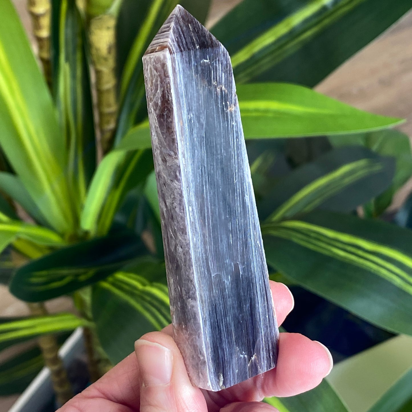 Gem Lepidolite Tower