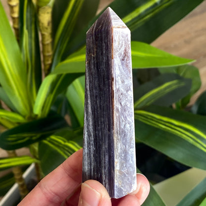 Gem Lepidolite Tower