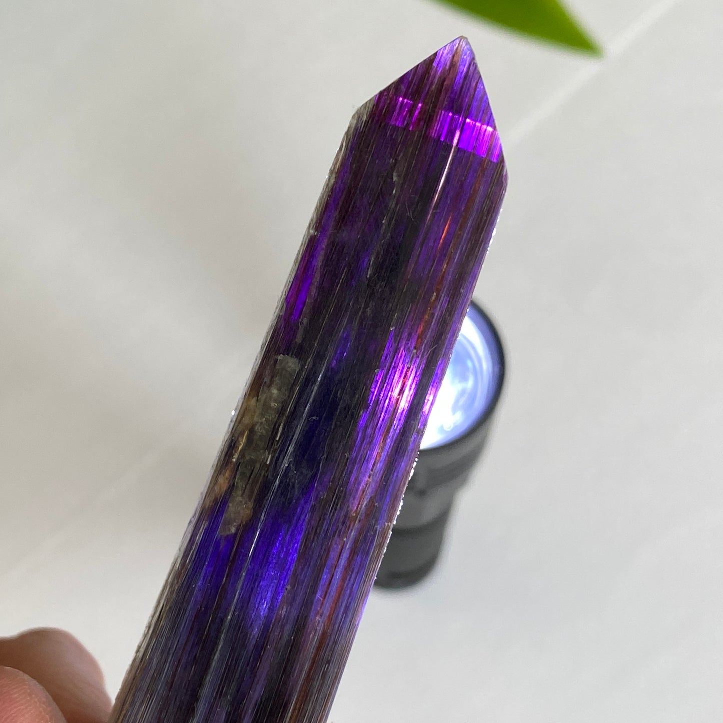 Gem Lepidolite Tower