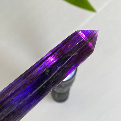 Gem Lepidolite Tower