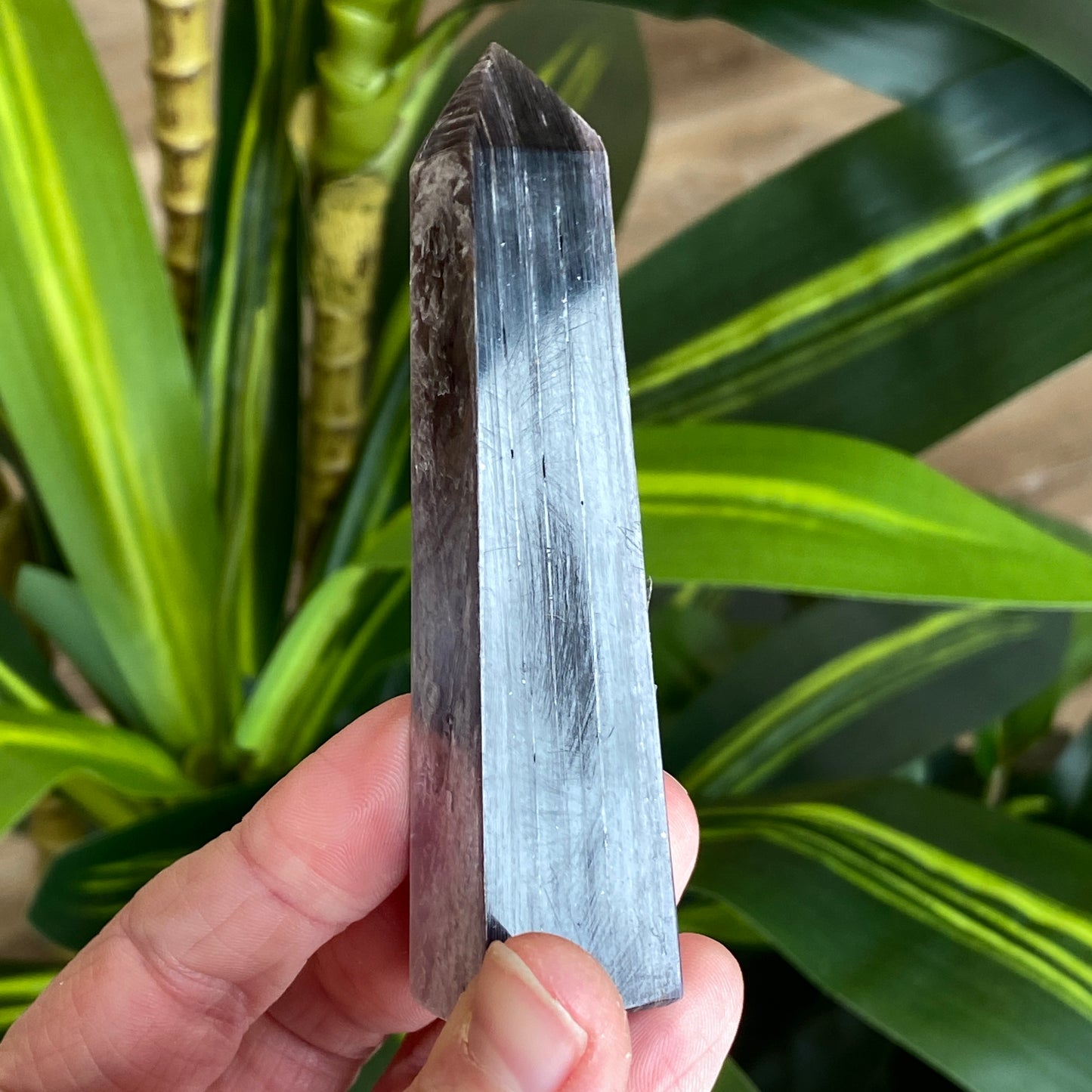 Gem Lepidolite Tower