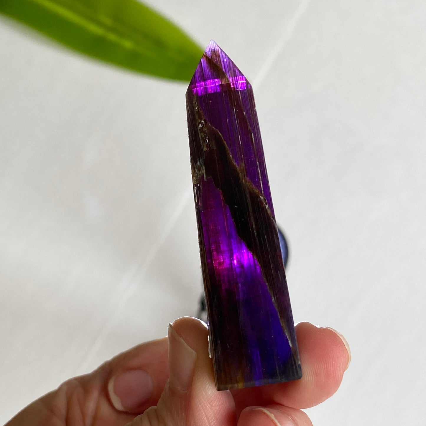 Gem Lepidolite Tower