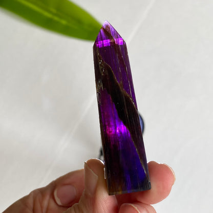 Gem Lepidolite Tower