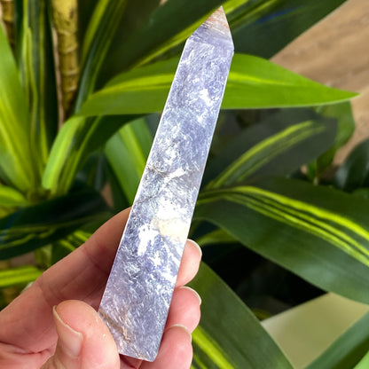 Gem Lepidolite Tower