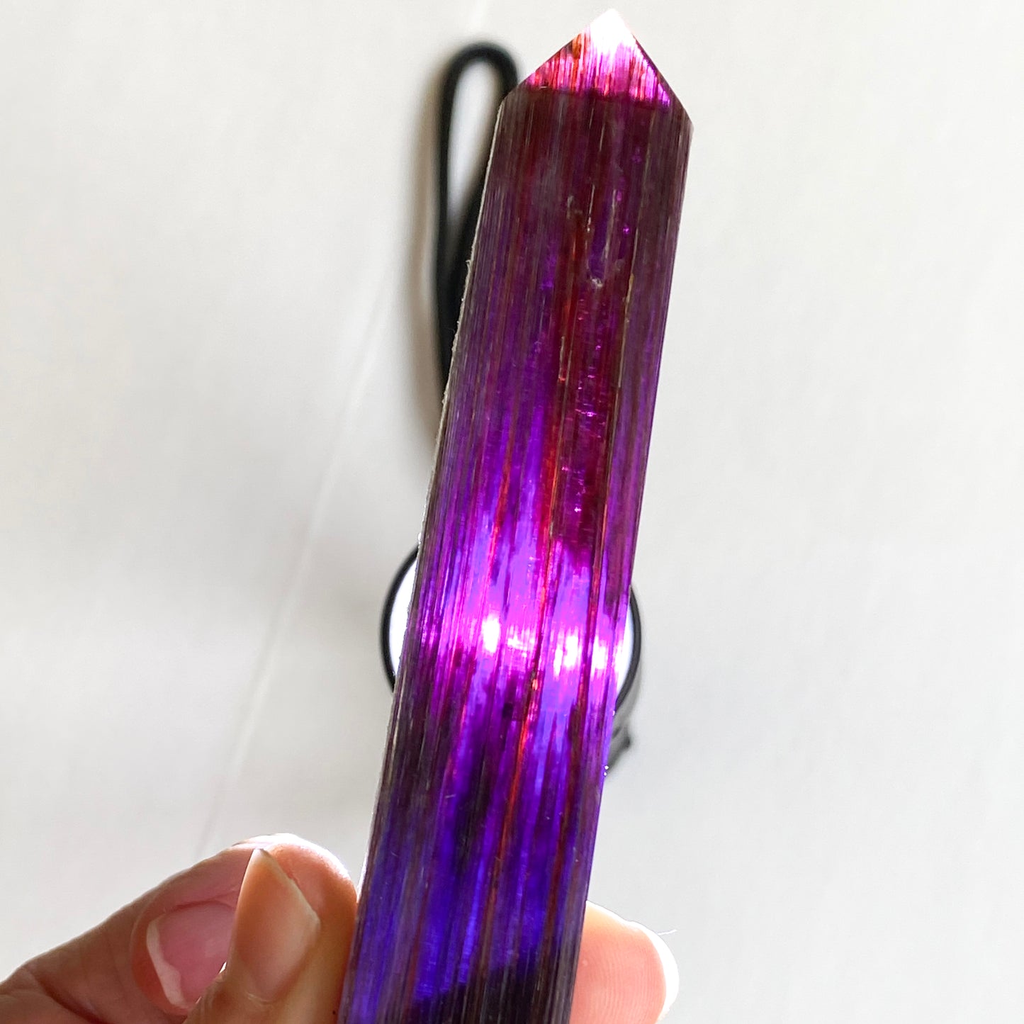 Gem Lepidolite Tower