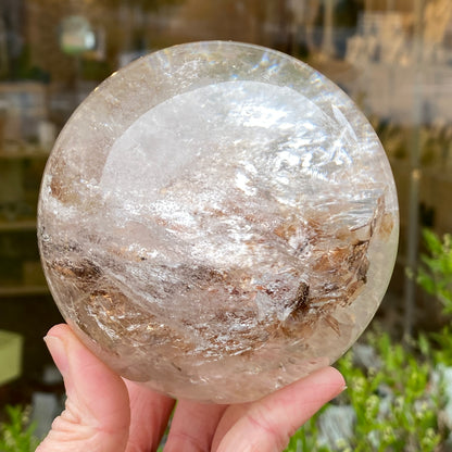 Large Smoky Quartz 'Dreamstone' Sphere