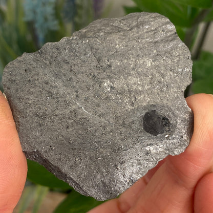 Garnet in Graphite, Red Embers Mine Massachusetts