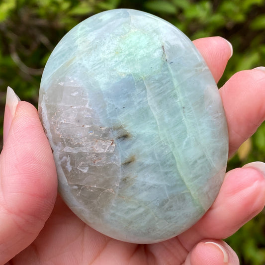 Garnierite Palm Stone