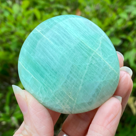 Garnierite Palm Stone