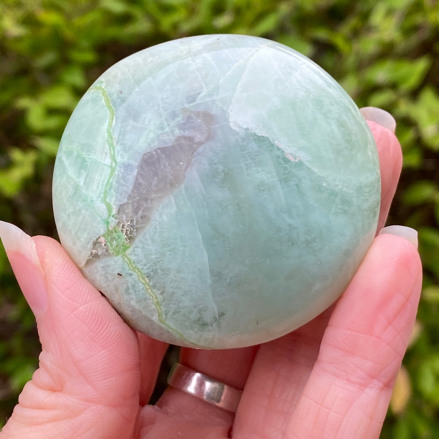Garnierite Palm Stone